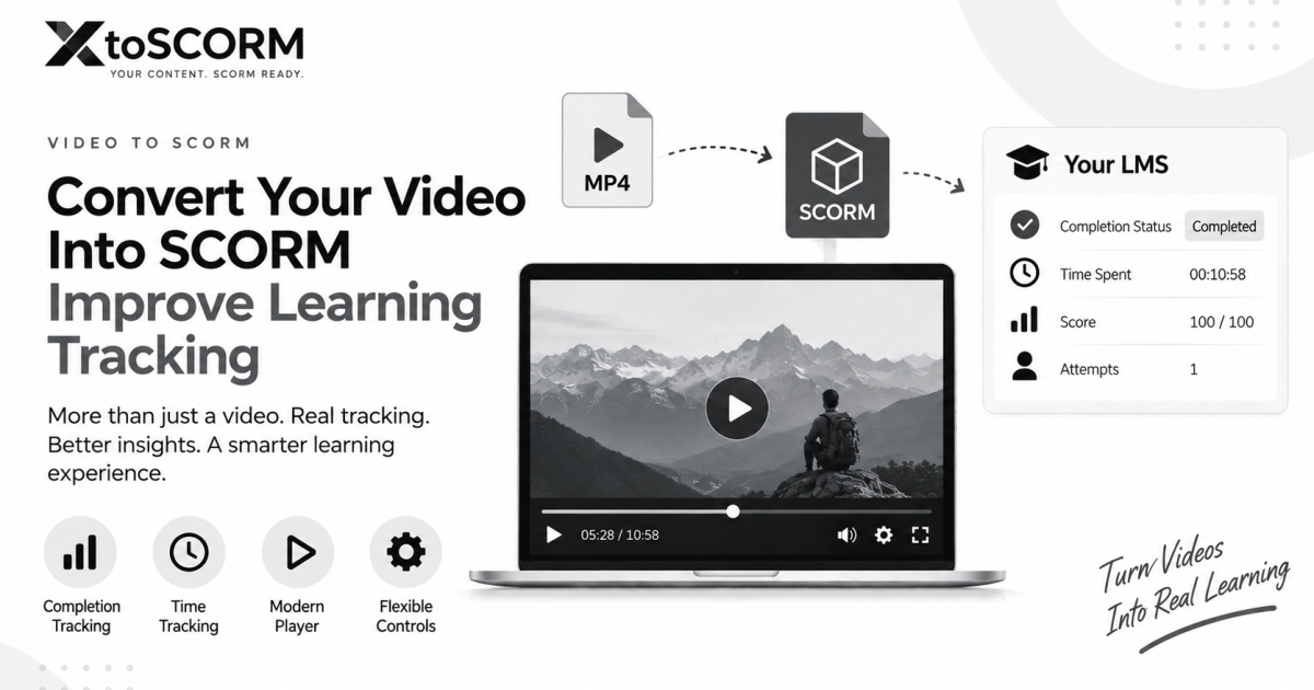Convert Video to SCORM for Better Learner Tracking