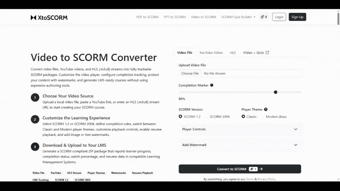 Video showing how to hide seekbar