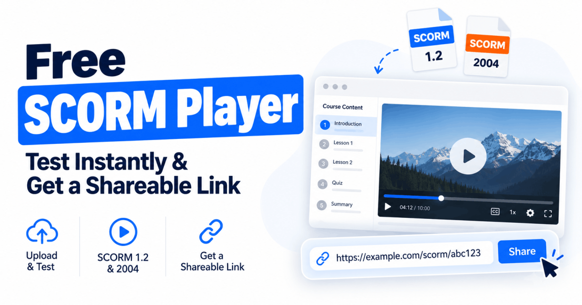Free Scorm cloud alternative