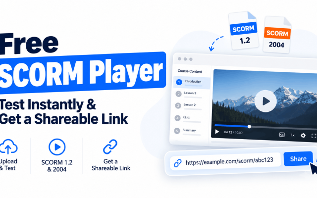 Free Scorm cloud alternative